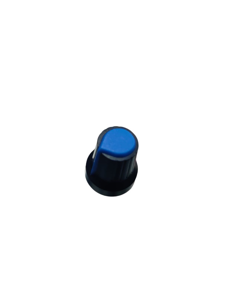 BOTON PARA POTENCIOMETRO COLOR AZUL