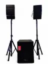 SUB 1X18 AMPLIFICADO 8 BOCINAS C/PEDESTAL