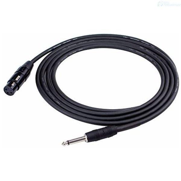 MPC472B10MBK CABLE XLR HEMBRA A 1/4 MONO NEGRO DE 10 METRO