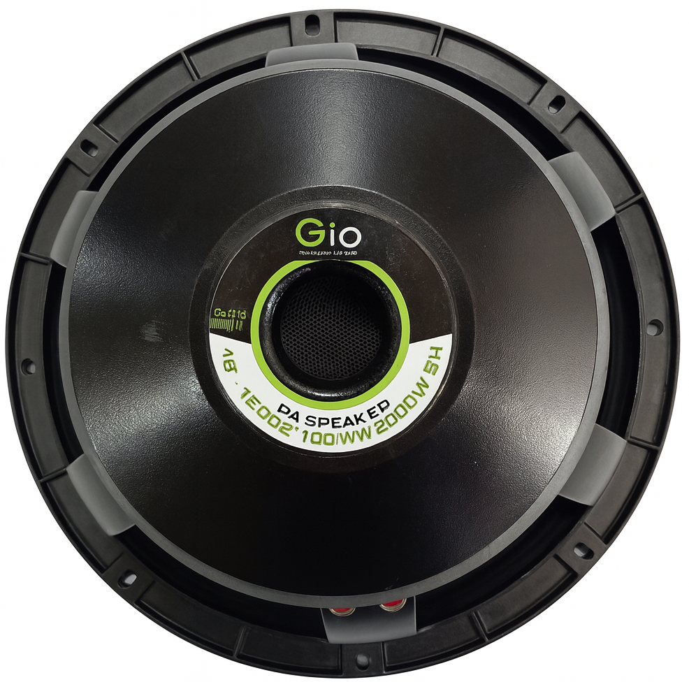 GIO15120 BOCINA GIO 15 PULGADAS 2000W, 8 OHM, 4" V.C.