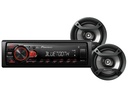 RADIO PARA AUTOMOVIL PAQUETE 2 BOCINA DE 16CM 200WATTS PIONEER