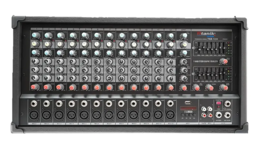 TKM1250 CABEZAL TITANIK DE 12 CANALES 500W RMS