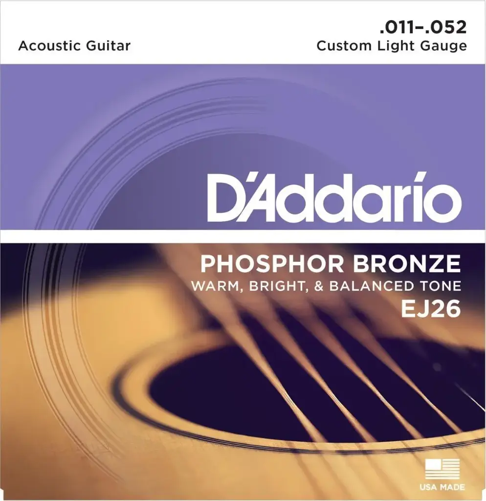 EJ26 JUEGO DE CUERDAS PARA GUITARRA ACUSTICAS D ADDARIO EJ26