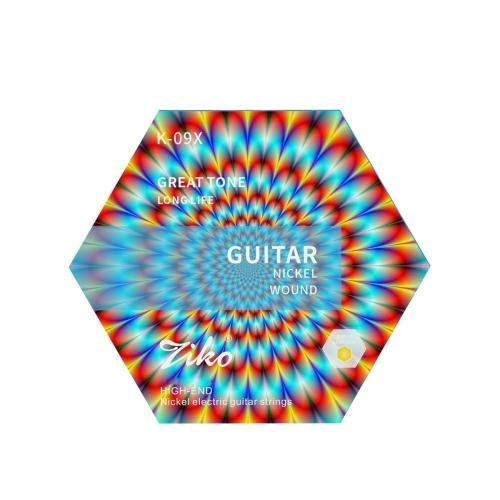 K09X JUEGO DE CUERDA PARA GUITARRA ELECTRICA DE COLORES