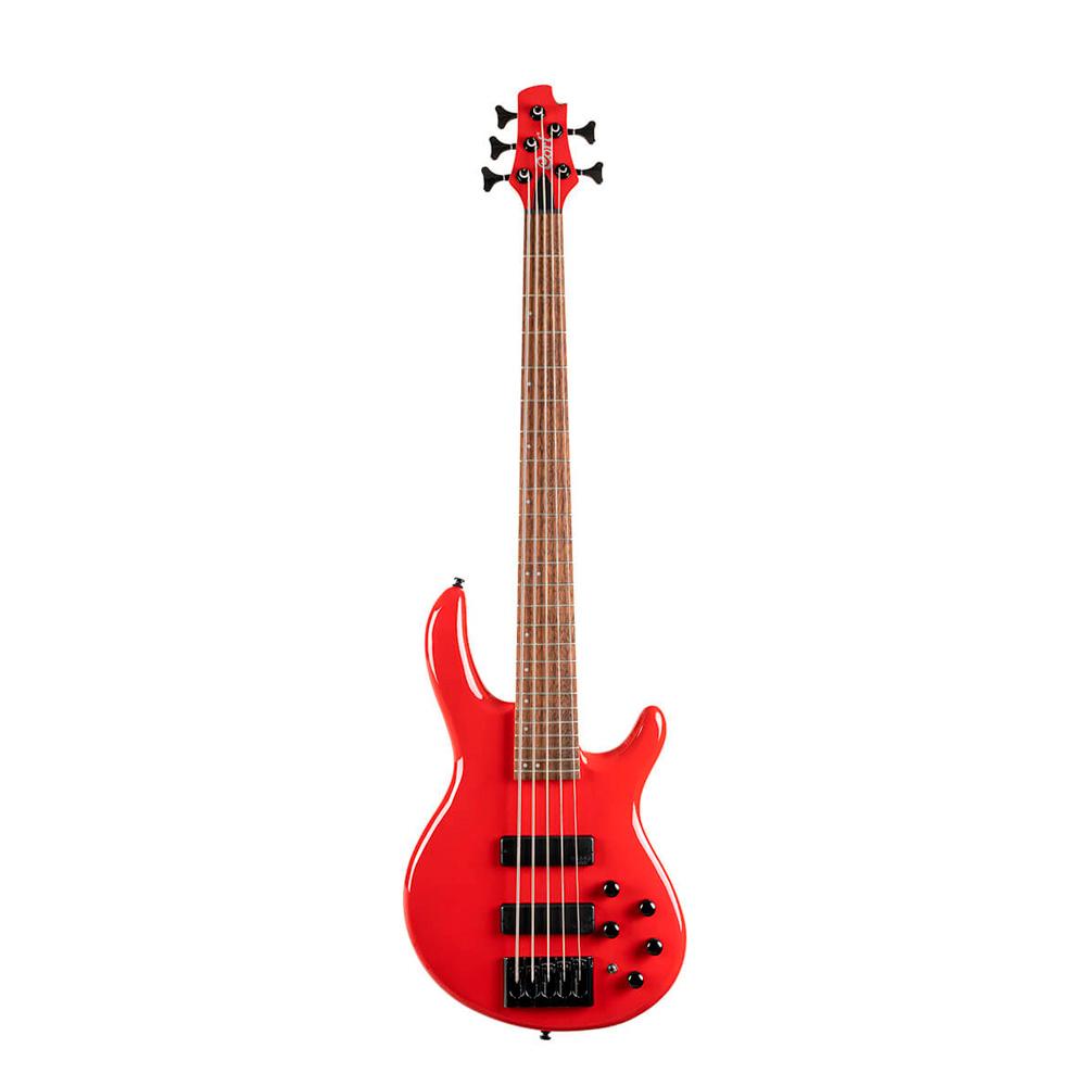YDB5RD BAJO ELECTRICO DE 5 CUERDAS DC MUSIC COLOR ROJO