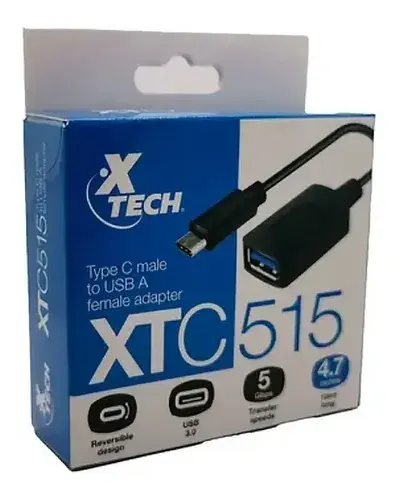 XTC515 ADAPTADOR TIPO C A USB 3.0 XTECH