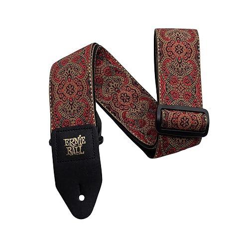 P04162 CINCHO ERNIE BALL JACQUARD CRIMSON PAISLEY