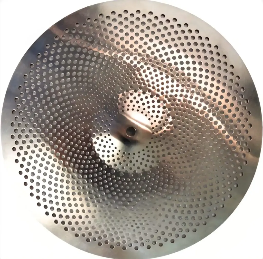 RFQ4S14 PAR DE PLATILLOS 14" PLATEADO TIPO MALLA REDFOOD