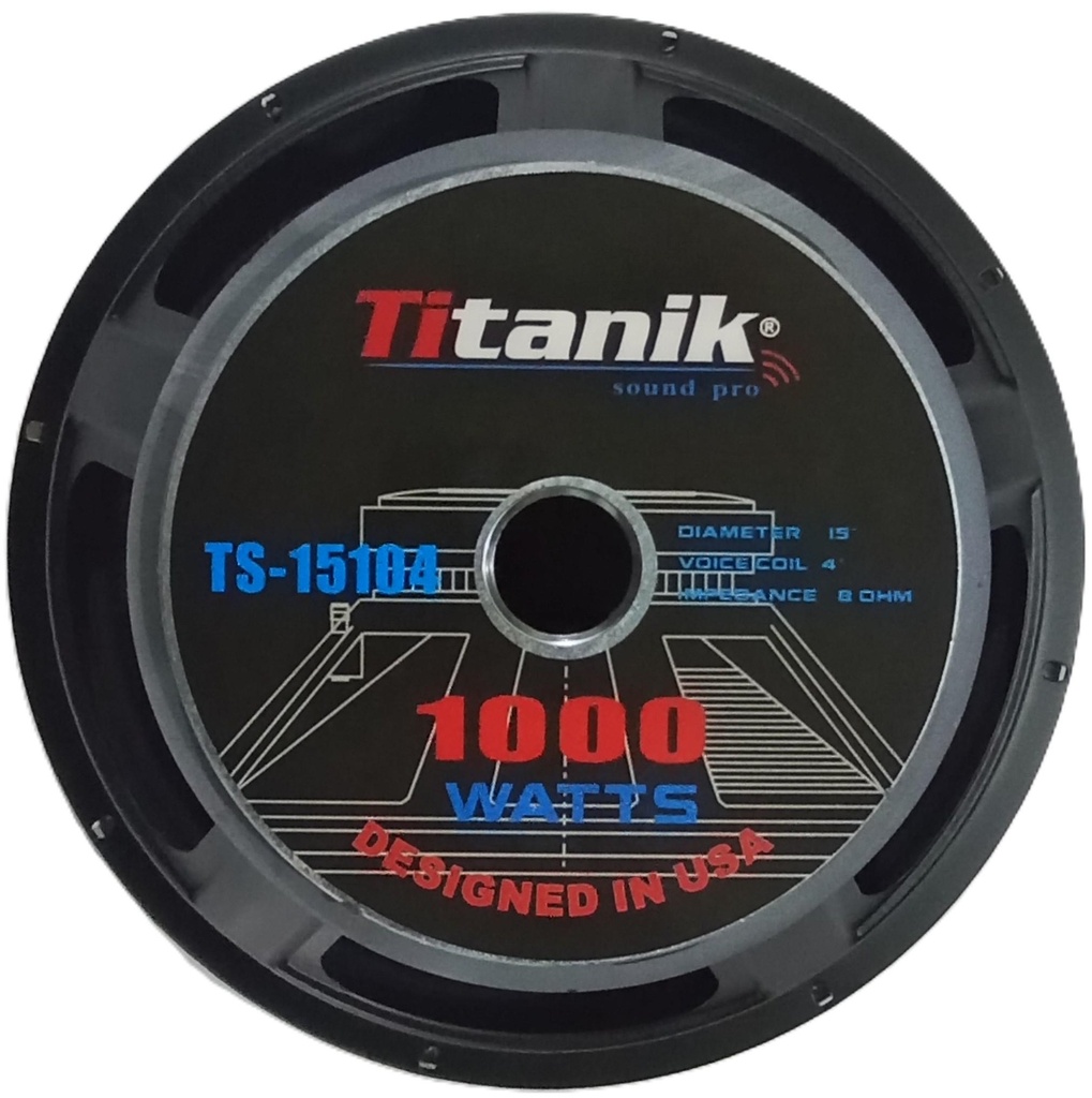 TS15104 BOCINA 15" 1000W MAX TITANIK