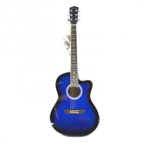 MGU2BL GUITARRA ACUSTICA 39" COLOR AZUL ACUSTIC C/FUNDA