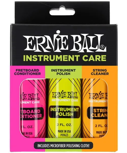 EB4225 KIT ERNIE BALL PARA LIMPIEZA DE GUITARRA Y BAJO