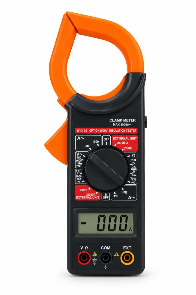 GIODT266 MULTIMETRO DE GANCHO MARCA GIO COLOR NEGRO