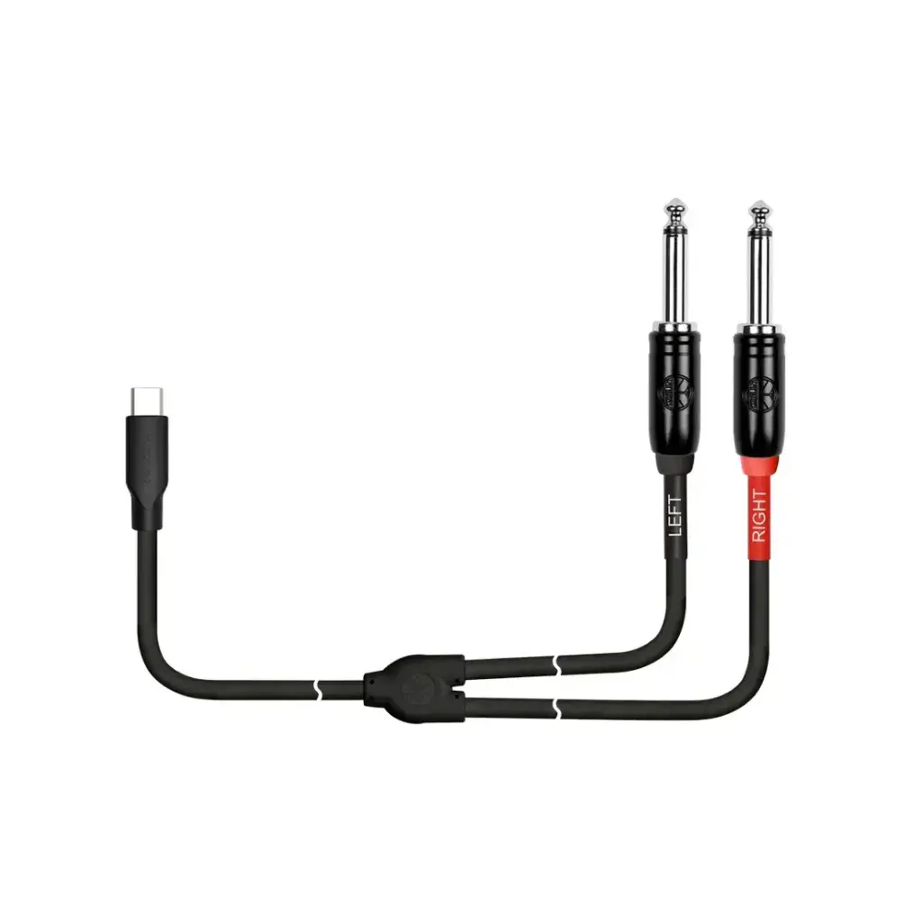 UYC392B2MBK CABLE KIRLIN USB C A 2 PLUG 1/4 2M