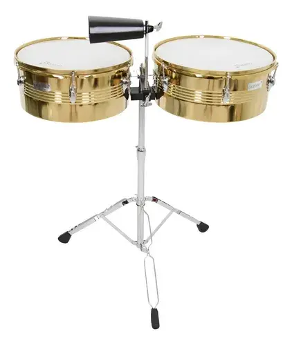 APLD1415G TIMBAL AP COLOR DORADO 14" Y 15" C/CENCERRO
