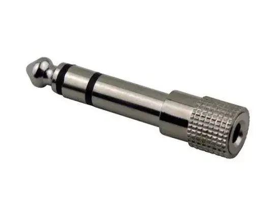 2615X2P ADAPTADOR 3.5 A PLUG 1/4 DE METAL ESTEREO KIRLIN