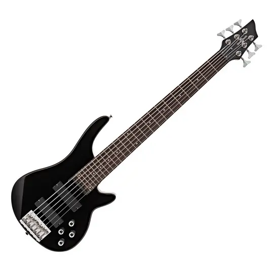 MADBK6 BAJO MADISON DE 6 CUERDAS COLOR NEGRO CON FUNDA