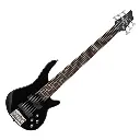 MADBK6 BAJO MADISON DE 6 CUERDAS COLOR NEGRO CON FUNDA
