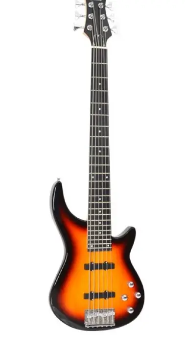 MADBKNAT06 BAJO MADISON DE 6 CUERDAS COLOR SOMBREADO CON FUNDA