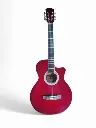 GUITARRA ACUSTICA SABRINA C/FUNDA VINO TINTO