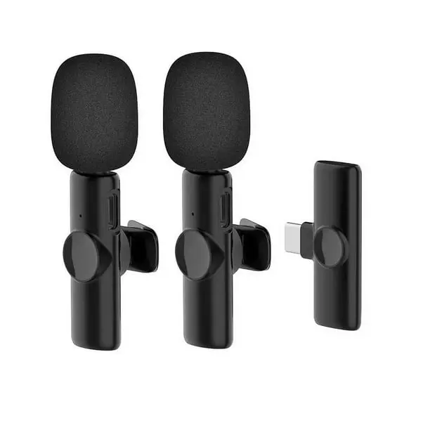 MICROFONO INALAMBRICO LAVARIER TIPO C DE 2 PIEZAS