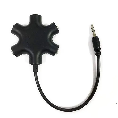 DIVIDOR DE AUDIO 3.5 1 ENTRADA 5 SALIDAS 3.5