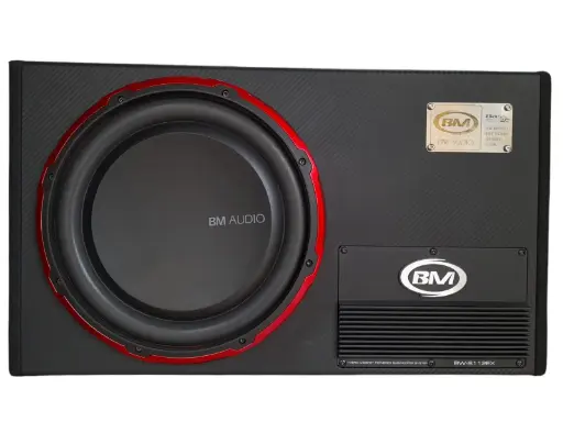 [BWS112EX] WOOFER AMPLIFICADO PARA CARRO 12" 1000W BM