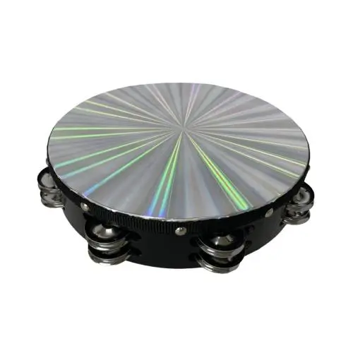 [ATMS8BK] PANDERO DC 8" DIAMANTADO C/NEGRO