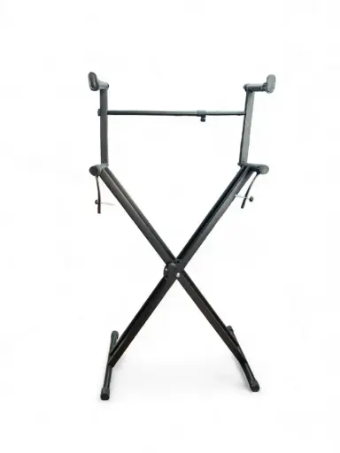 [SOPORTE124] PEDESTAL PARA TECLADO DOBLE Y DOBLE X