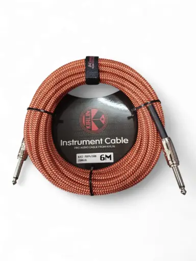 [IWCC201PN6MORA] IWCC201PN6MORA CABLE PARA INSTRUMENTAL PLUG A PLUG FORRADO COLOR ANARANJADO