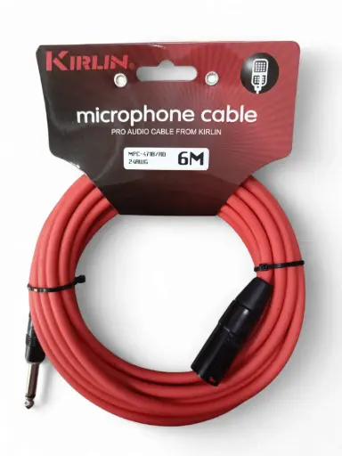 [MPC471B6MRD] MPC471B6MRD CABLE XLR MACHO A 1/4 MONO COLOR ROJO