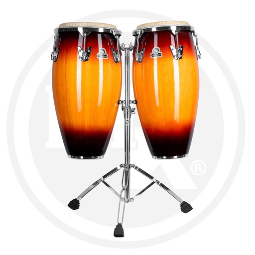 [MK300SB] MK300SB JUEGO DE CONGAS MIKE PRO TUMBADORA COLOR NARANJA SOMBREADO