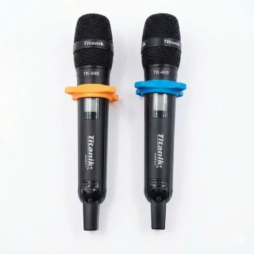 [TK600] TK600 MICROFONO INALAMBRICO 2 PIEZAS TITANIK MULTIFRECUENCIA