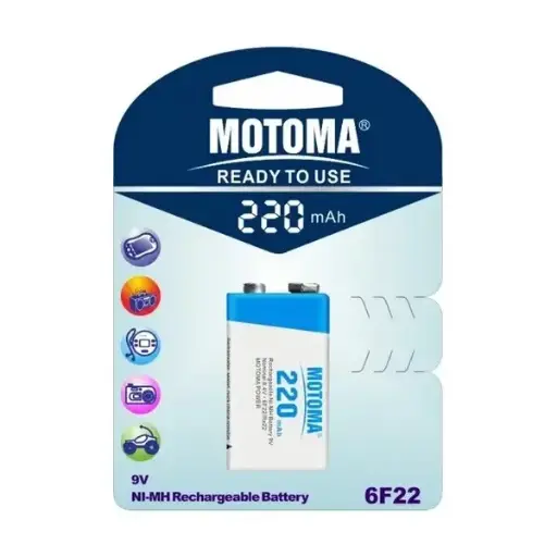 [NH9V2201B] NH9V2201B BATERÌA 9V RECARGABLE MARCA MOTOMA
