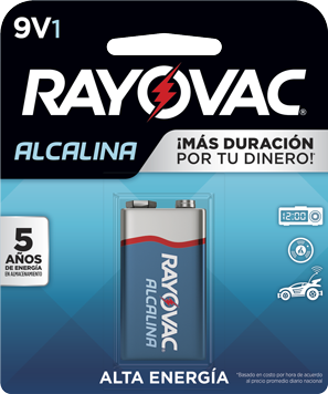 [A16041LA] A16041LA BATERIA ALCALINA DE 9 VOLTS MARCA RAYOVAC
