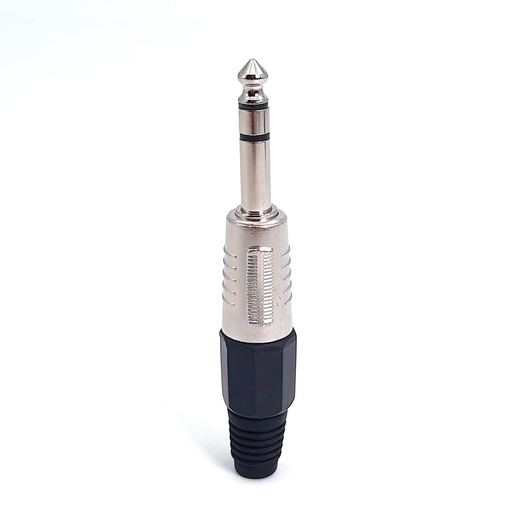 [GIOX1132] GIOX1132 PLUG DE 1/4 MONO PARA INSTRUMENTO COLOR NEGRO