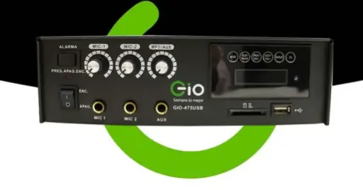 [GIO478BTU] AMPLIFICADOR GIO PARA ALTO PARLANTE C/BLUETOOTH			
