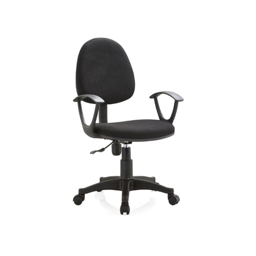 [SO8006BK] SO8006BK SILLA DE OFICINA AJUSTABLE CON BRAZO COLOR NEGRO