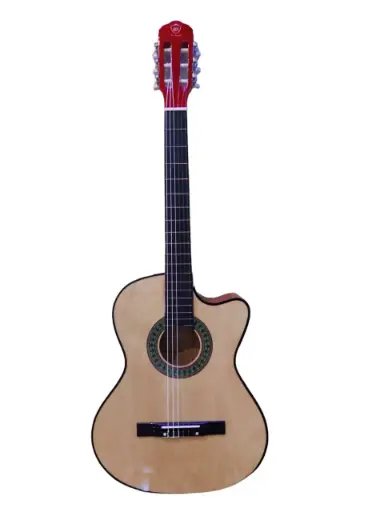 [YDC39HC] GUITARRA COLOR NATURAL ACUSTICA ACUSTICA CON FUNDA RS SOUND