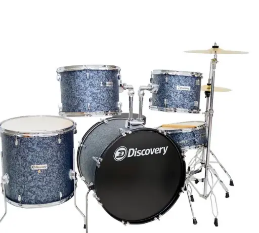 [DS5PC01BK] BATERIA DISCOVERY ACUSTICA COLOR PLATEADO