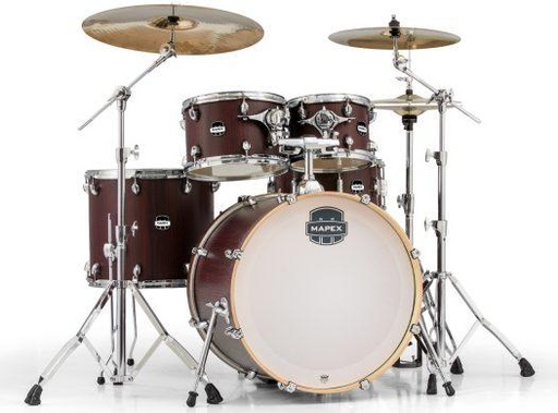 [MARSMA529SFRW] BATERIA MAPEX MARS COLOR CORINTO (TOMS Y PEDESTALES CON PEDAL)
