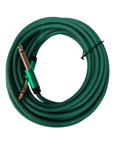 [RSCAGREN] RSCAGREN CABLE PRA INSTRUMENTO DE 1/4 A 1/4 COLOR VERDE RS SOUND