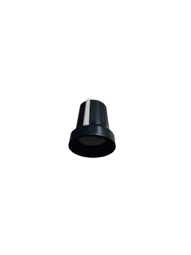[BOTONN] BOTON PARA POTENCIOMETRO COLOR NEGRO