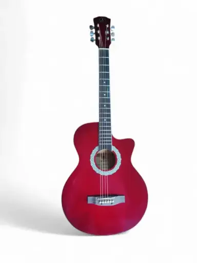 [AC806TWR] GUITARRA ACUSTICA SABRINA C/FUNDA VINO TINTO