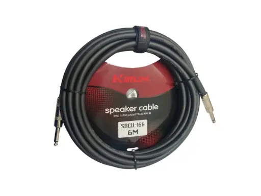 [SBCV1666MBK] CABLE PLUG A PLUG PARA BOCINA 6 METROS